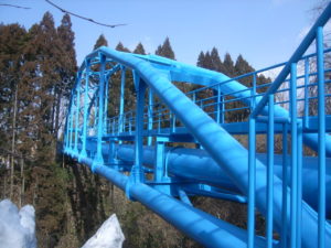 大松沢水管橋（秋田市）